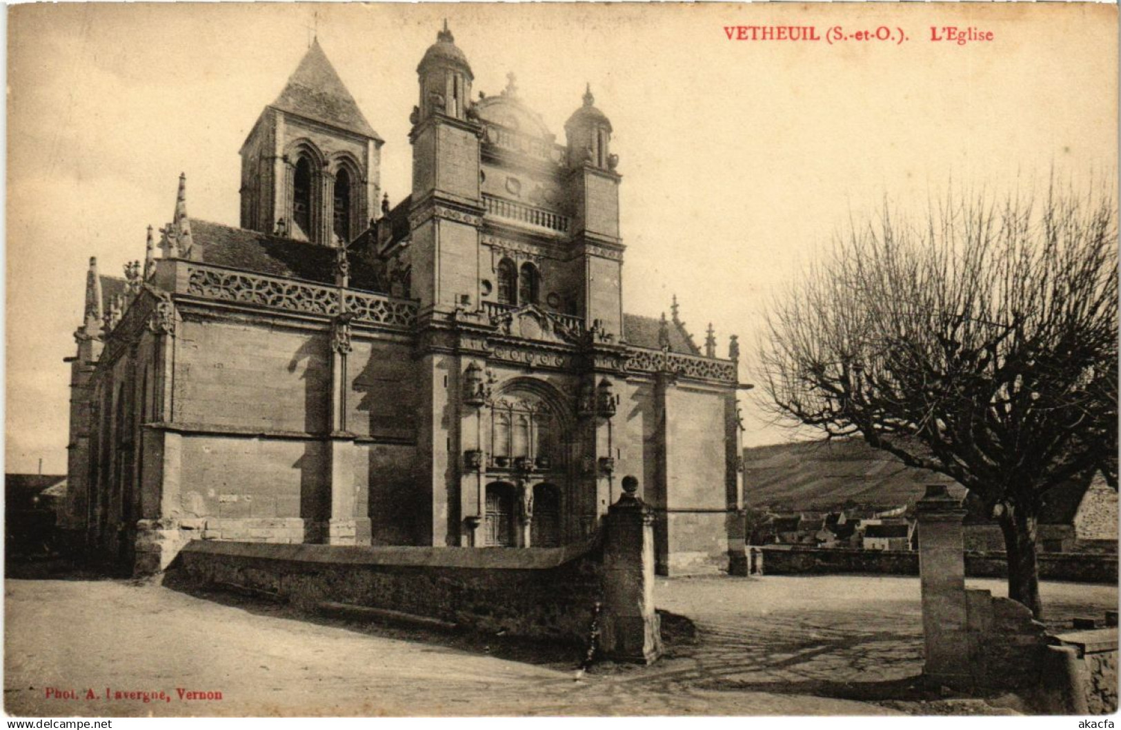 CPA VETHEUIL - L'Église (107414)