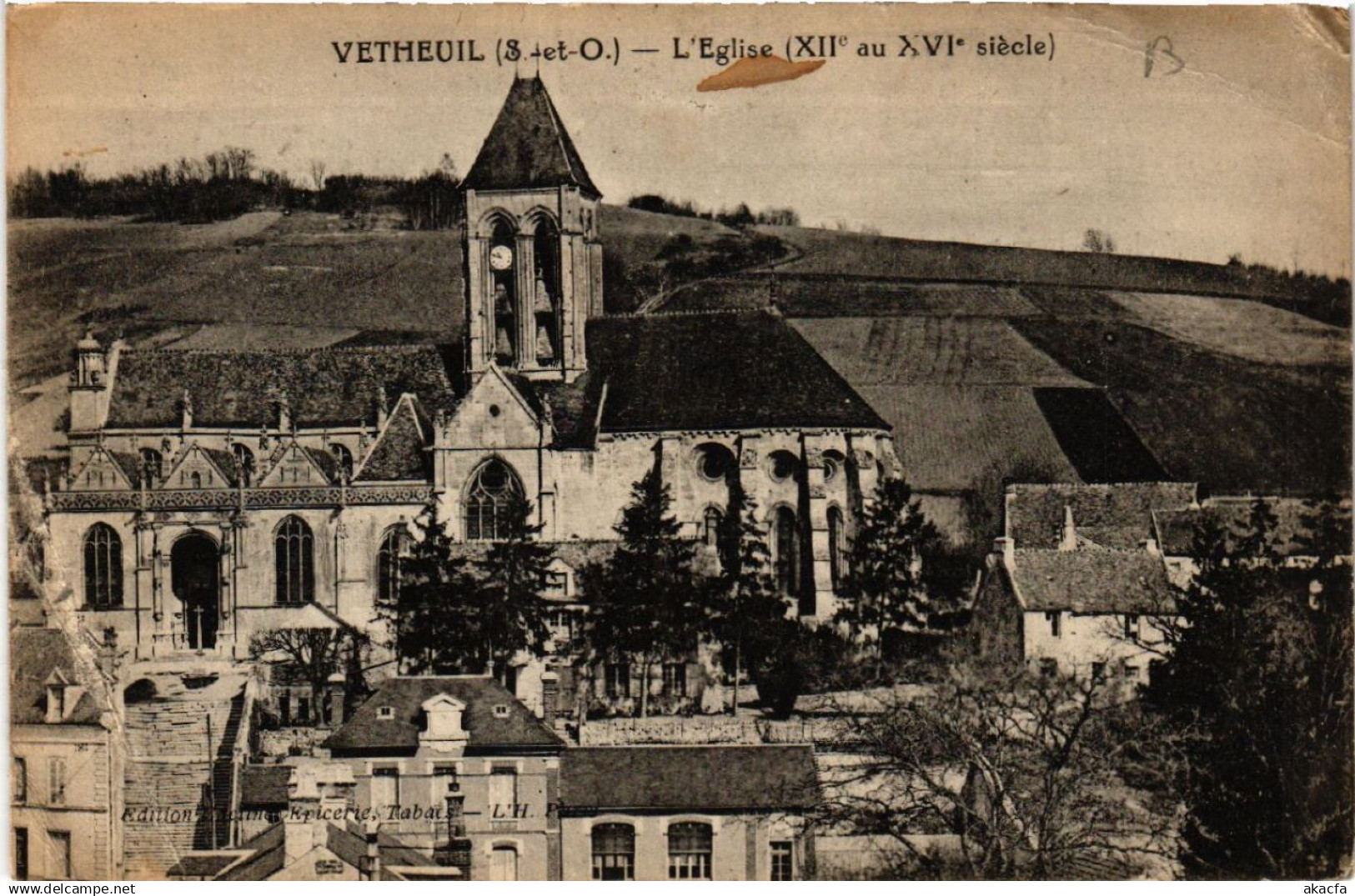 CPA VETHEUIL - L'Église (519393)