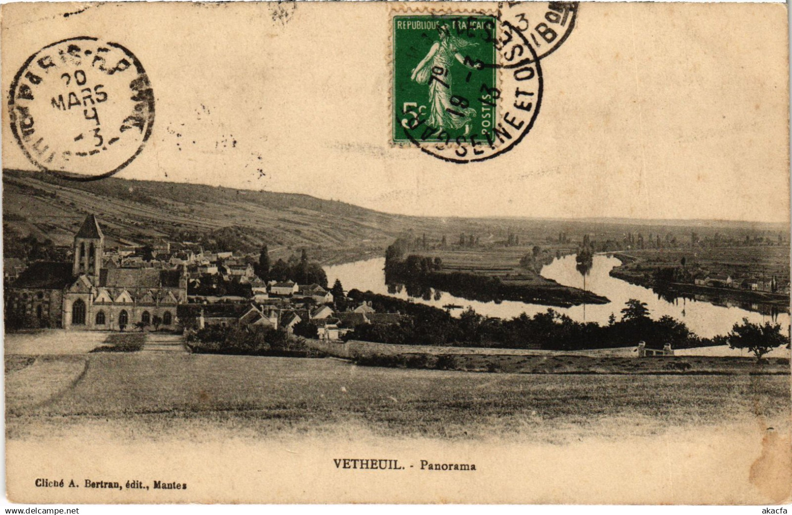 CPA Vetheuil Panorama FRANCE (1307870)