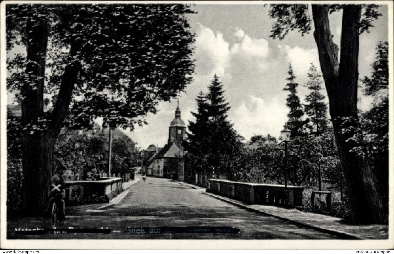 CPA Vetschau im Spreewald, Straßenpartie