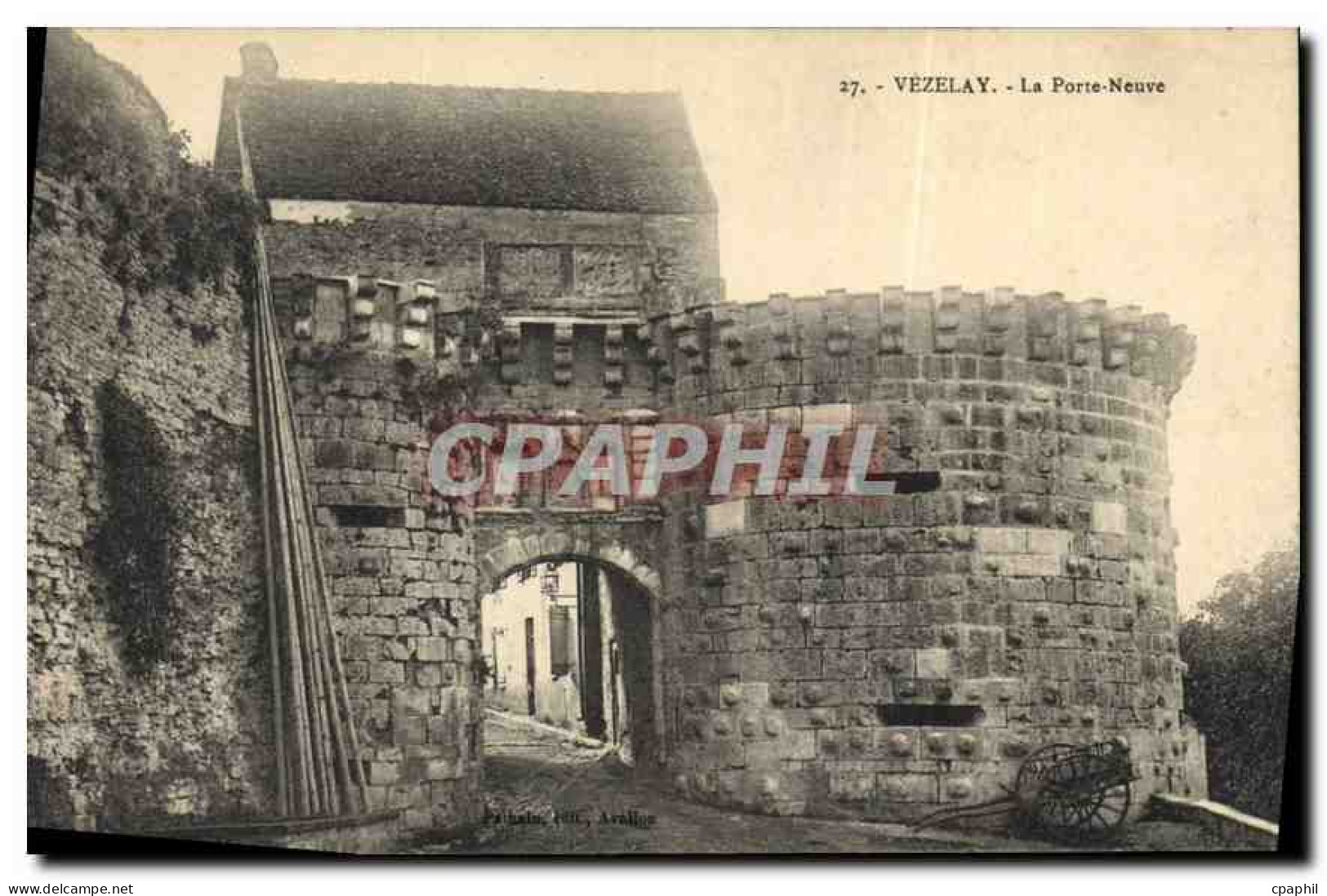 CPA Vezelay La Porte Neuve