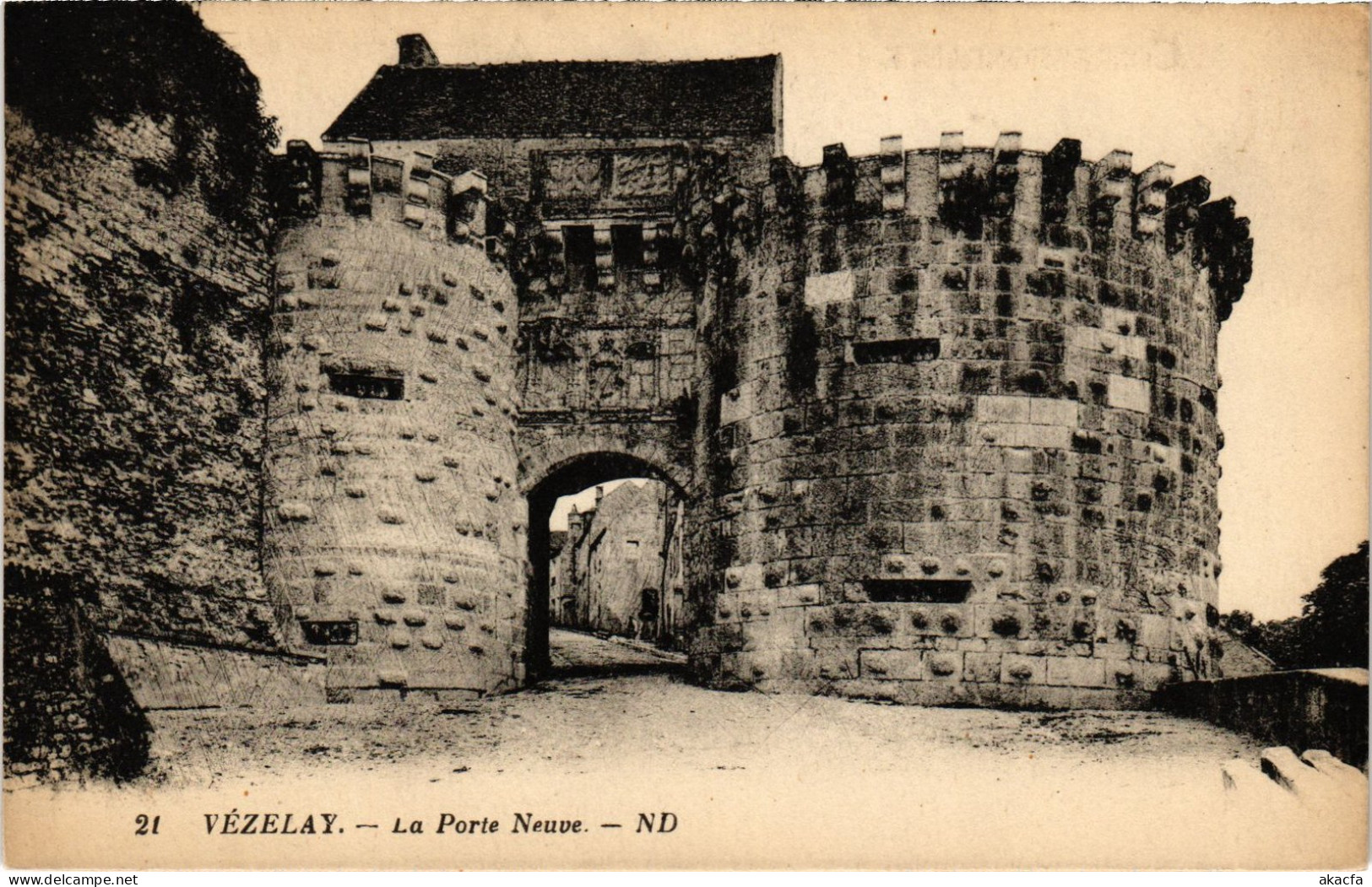 CPA Vezelay Porte Neuve (1478615)