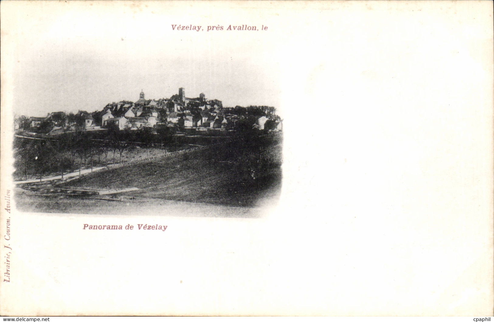 CPA Vezelay pres avallon Panorama