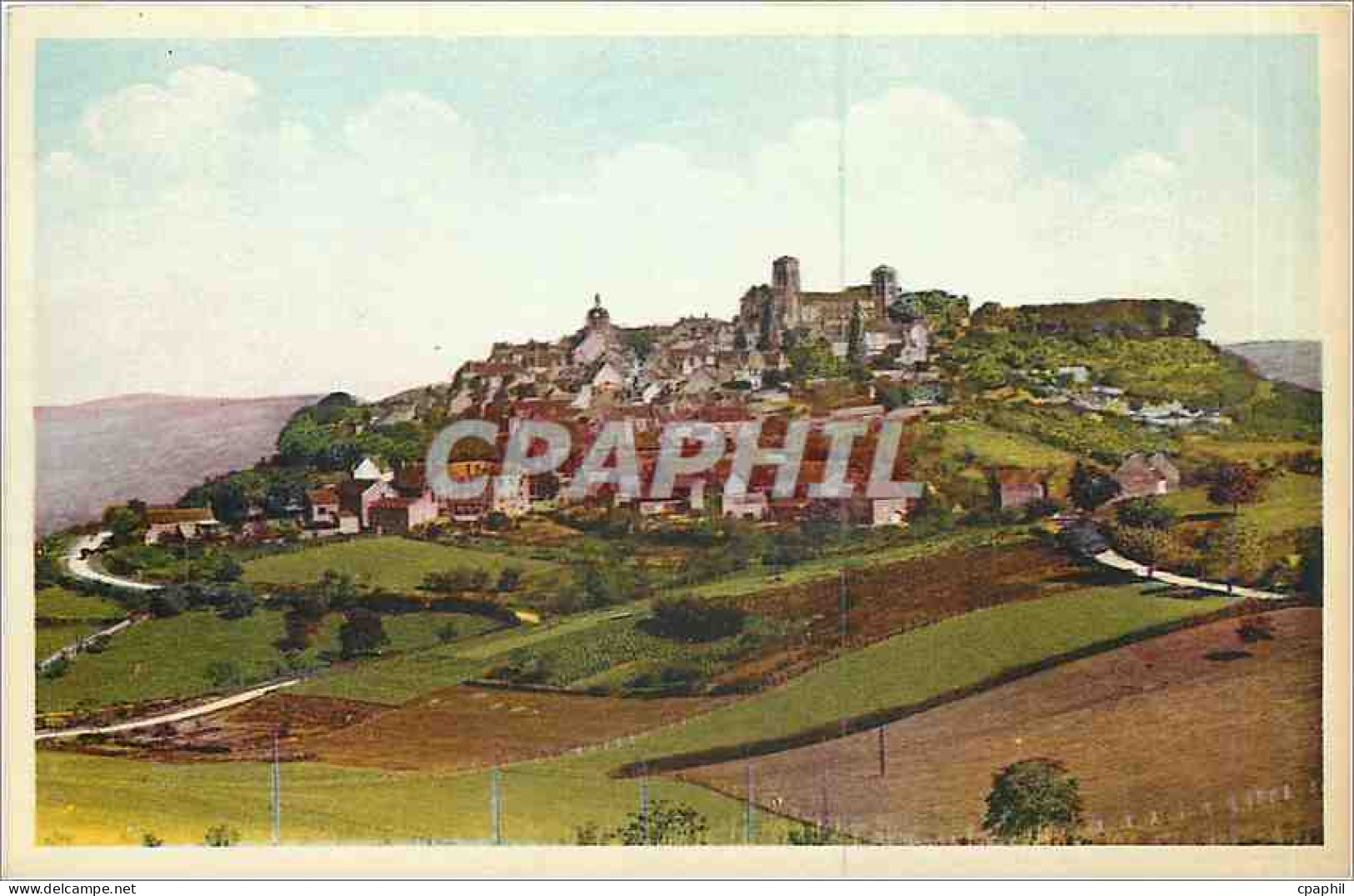 CPA Vezelay Yonne vue generale