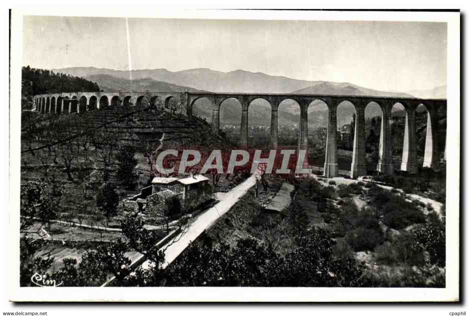 CPA Viaduc de Chamborigaud