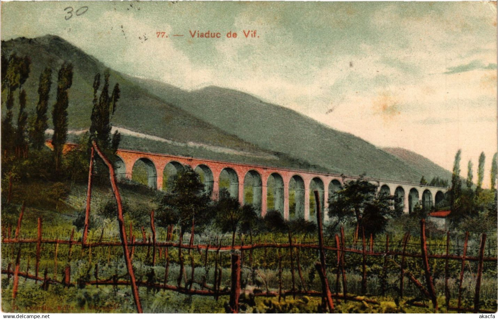 CPA Viaduc de Vif (652432)