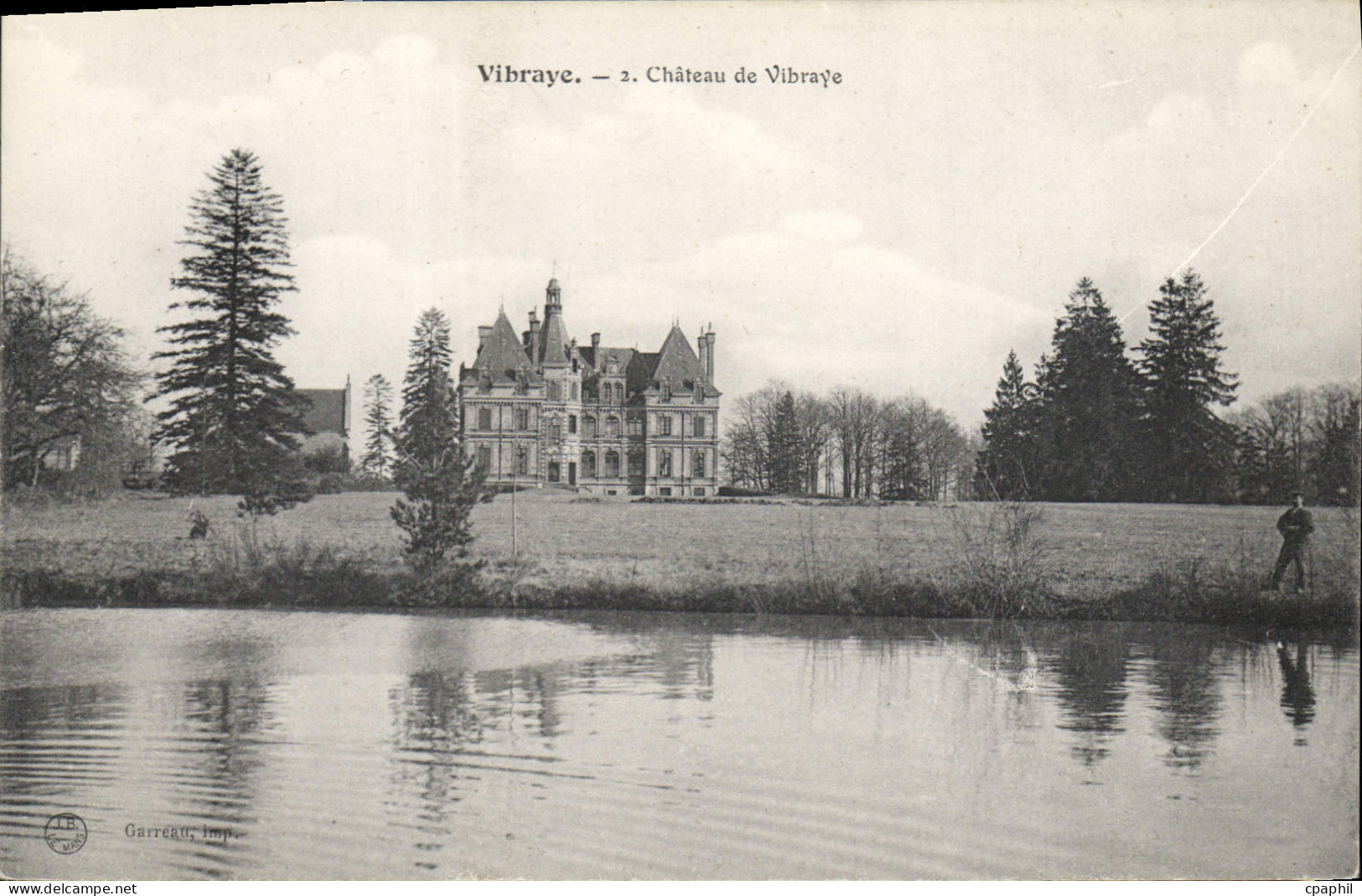 CPA Vibraye Chateau de Vibraye