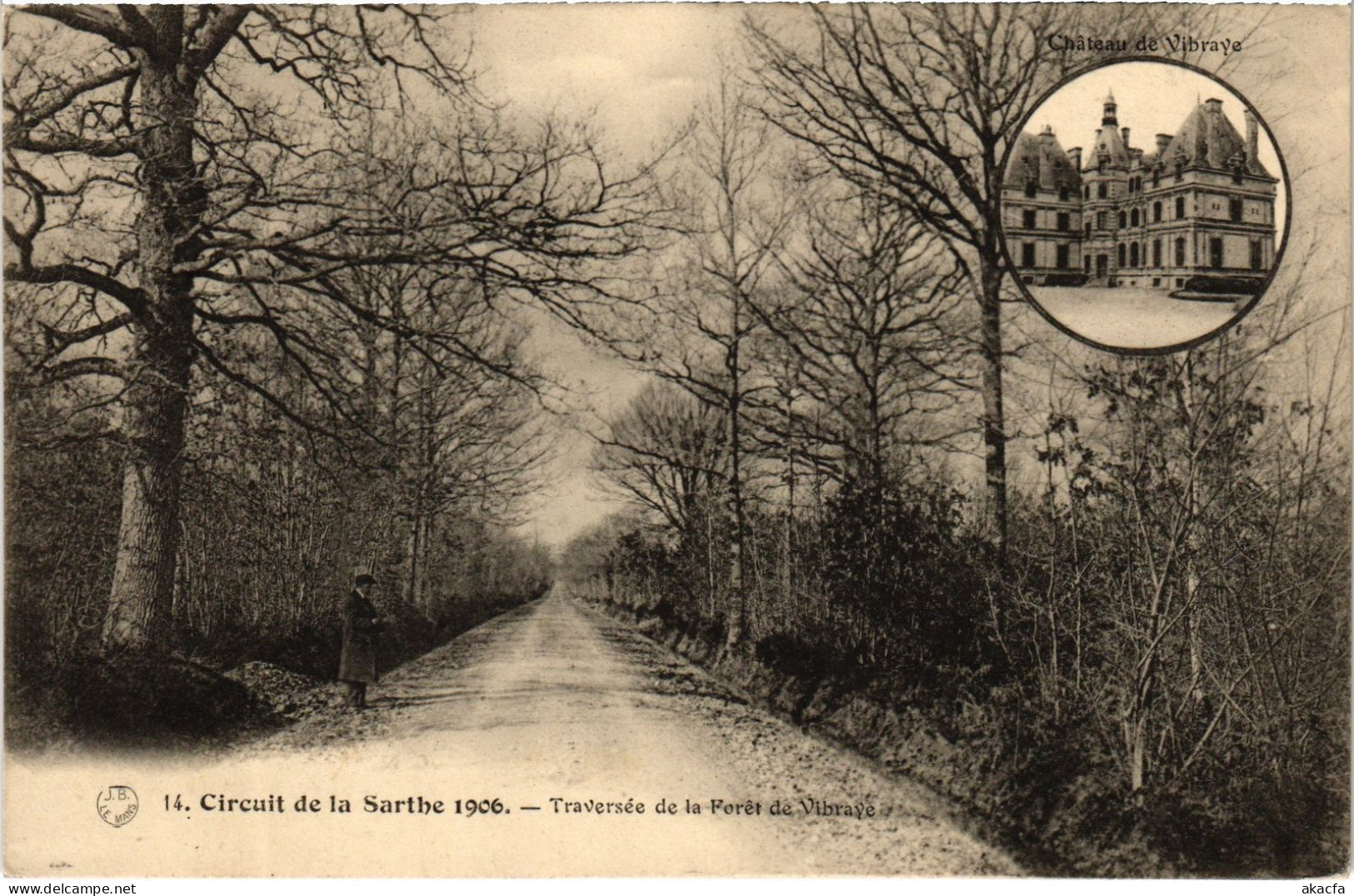 CPA Vibraye Traversee de la Foret FRANCE (1451332)