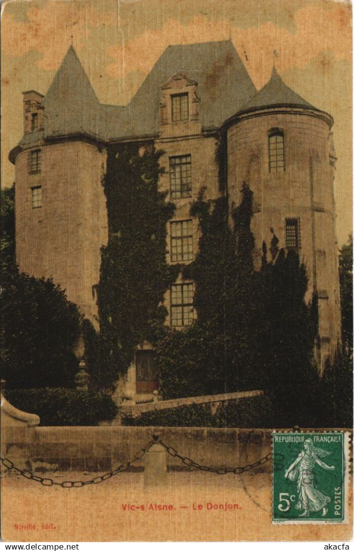 CPA VIC-SUR-AISNE Le donjon (158254)
