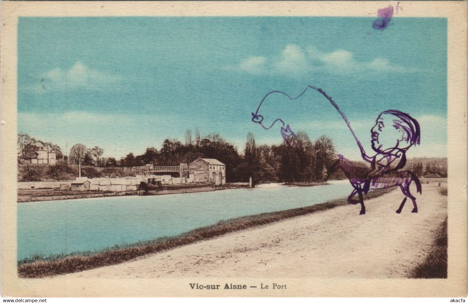 CPA VIC-SUR-AISNE Le port (158291)