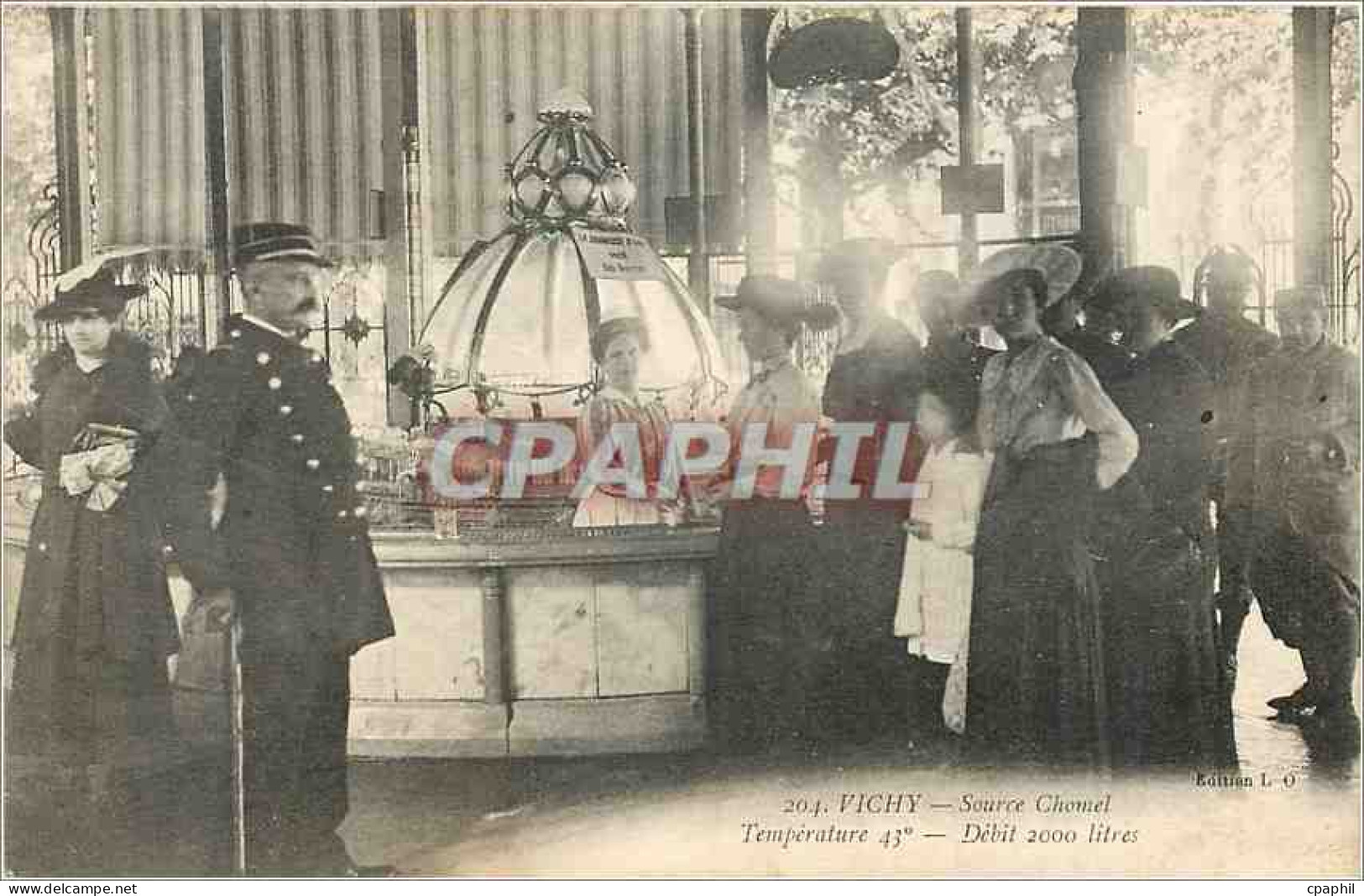 CPA Vichy Source Chomel