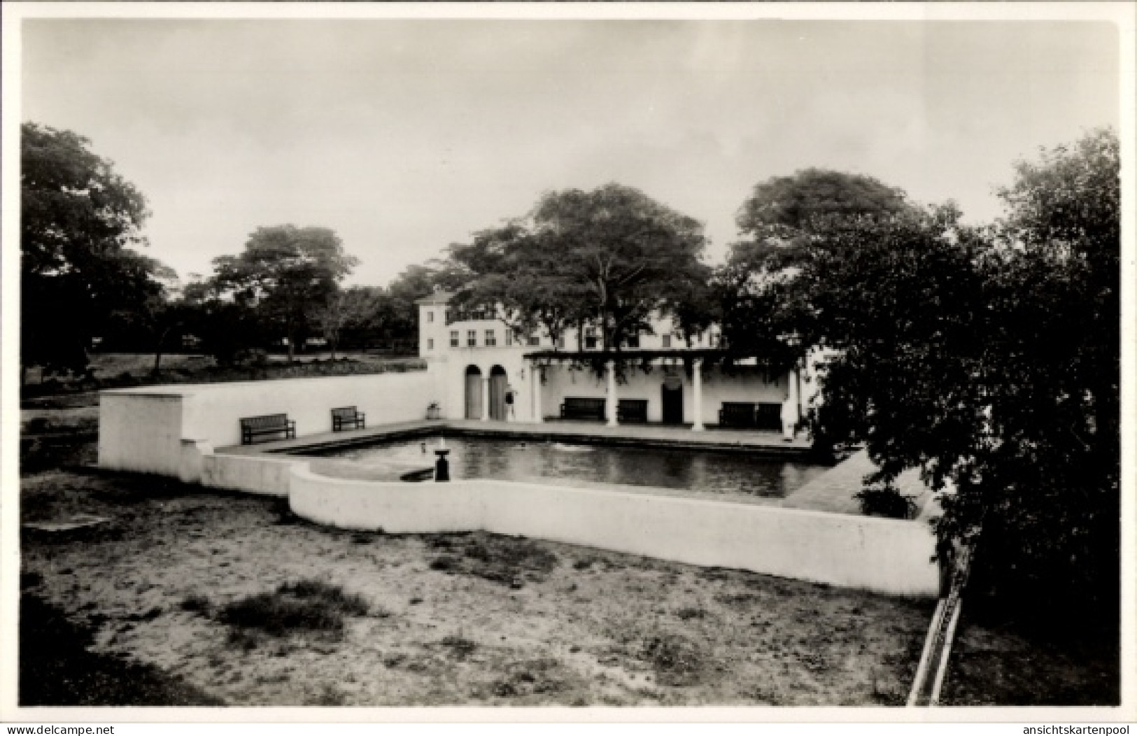 CPA Victoria Falls Simbabwe, Victoria Falls Hotel, Schwimmbecken, Gartenanlage