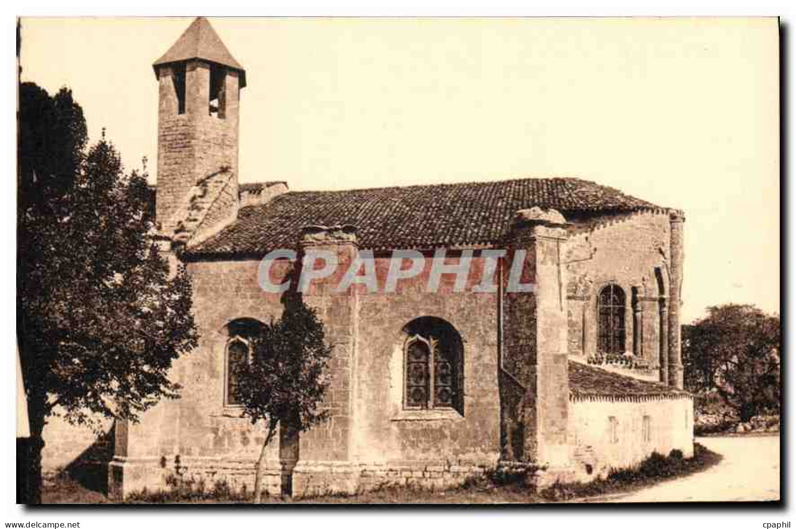 CPA Vieille Eglise de Dampierre sur Boutonne