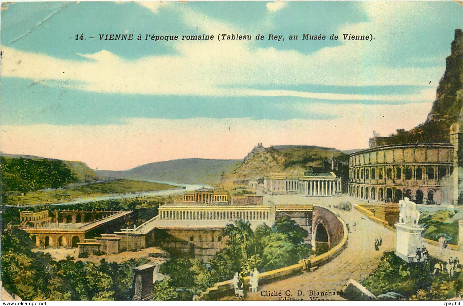 CPA Vienne a l'Epoque romaine Tableau de Rey au Musee de Vienne