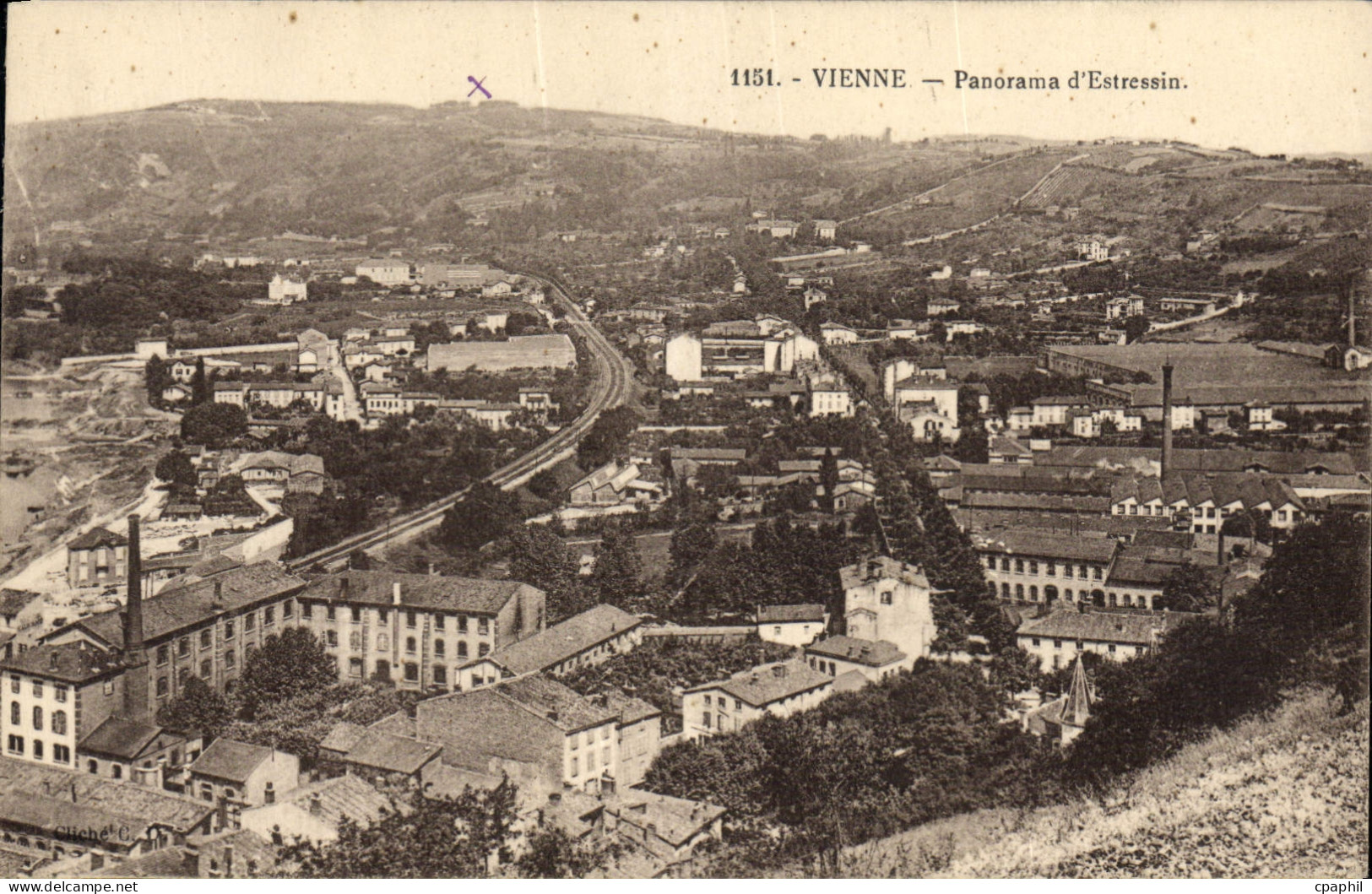 CPA Vienne Panorama D'Estressin