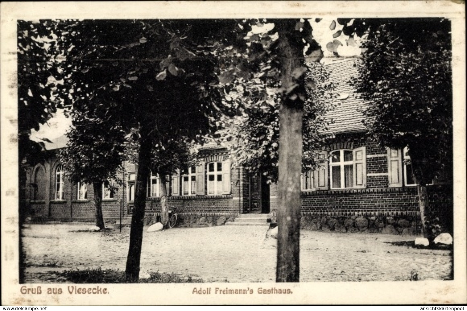 CPA Viesecke Plattenburg in der Prignitz, Gasthaus von Adolf Freimann