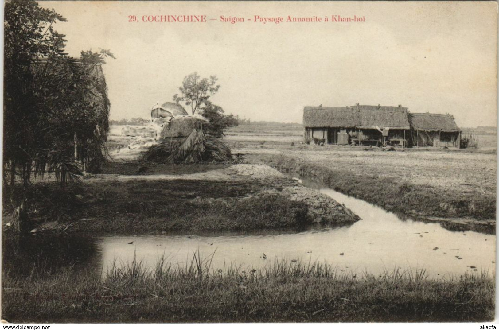 CPA VIETNAM Saigon - Paysage Annamite a Khan-Hoi (1068822)