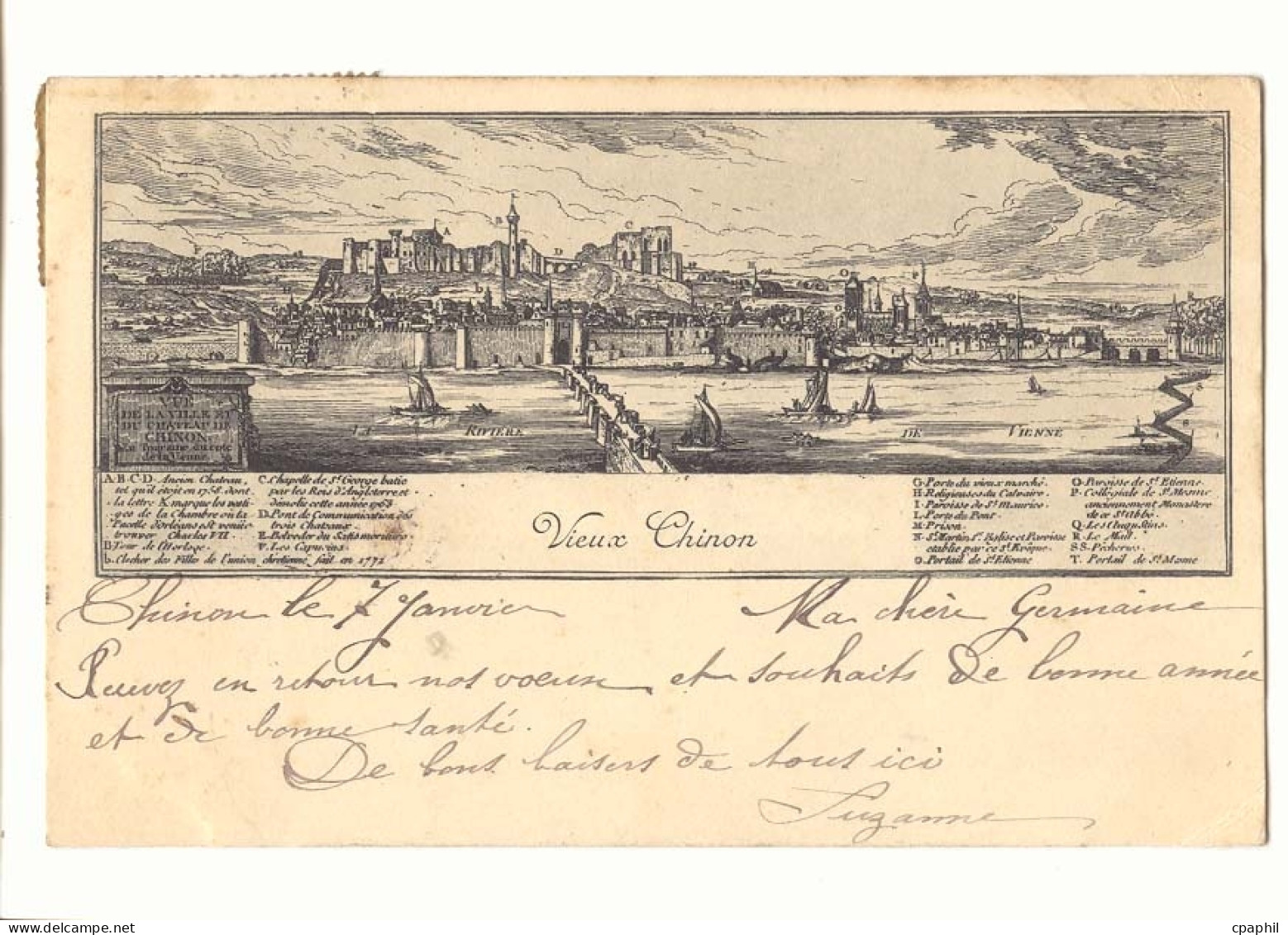 CPA Vieux Chinon