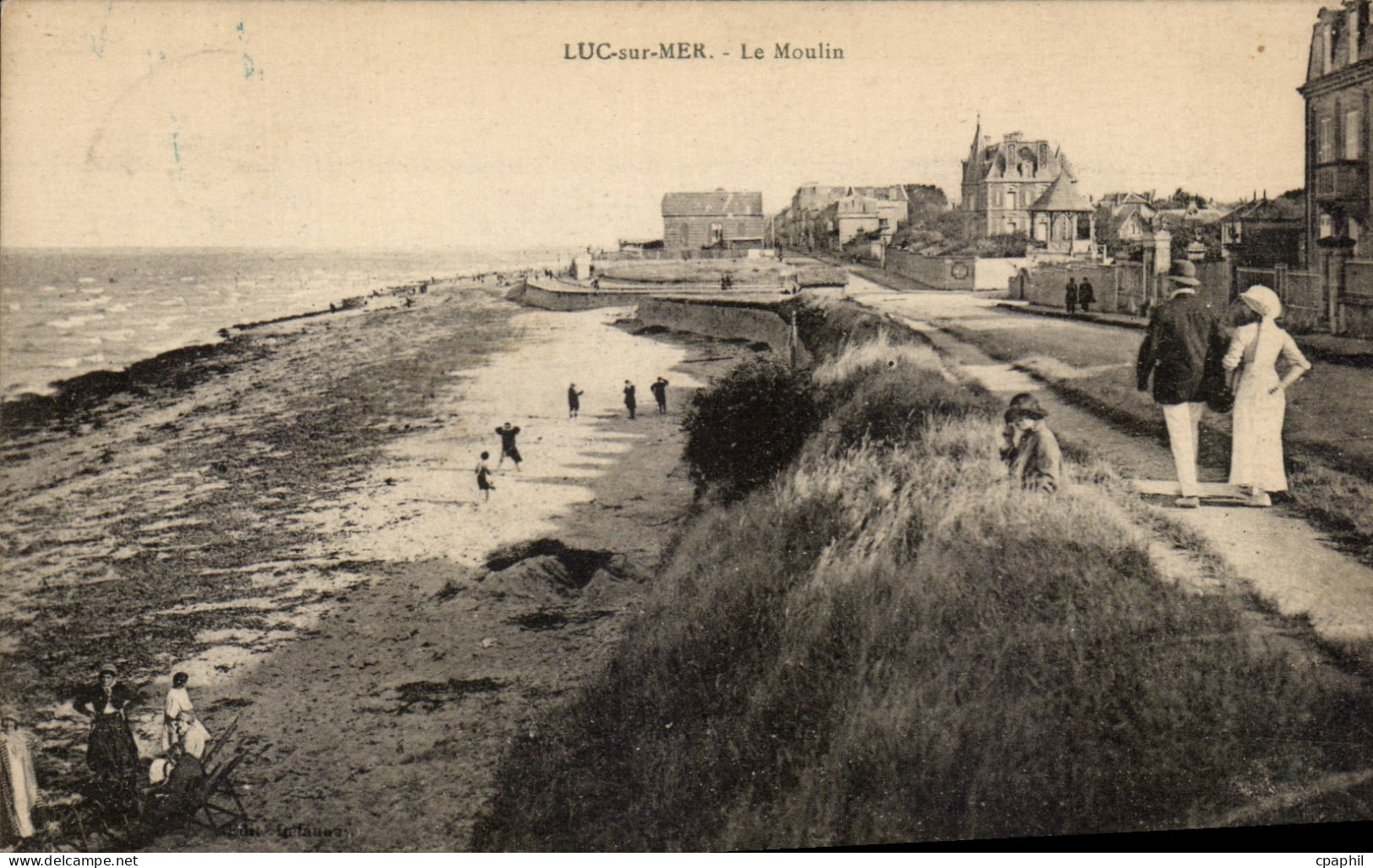 CPA Vieux Luc sur Mer Le moulin