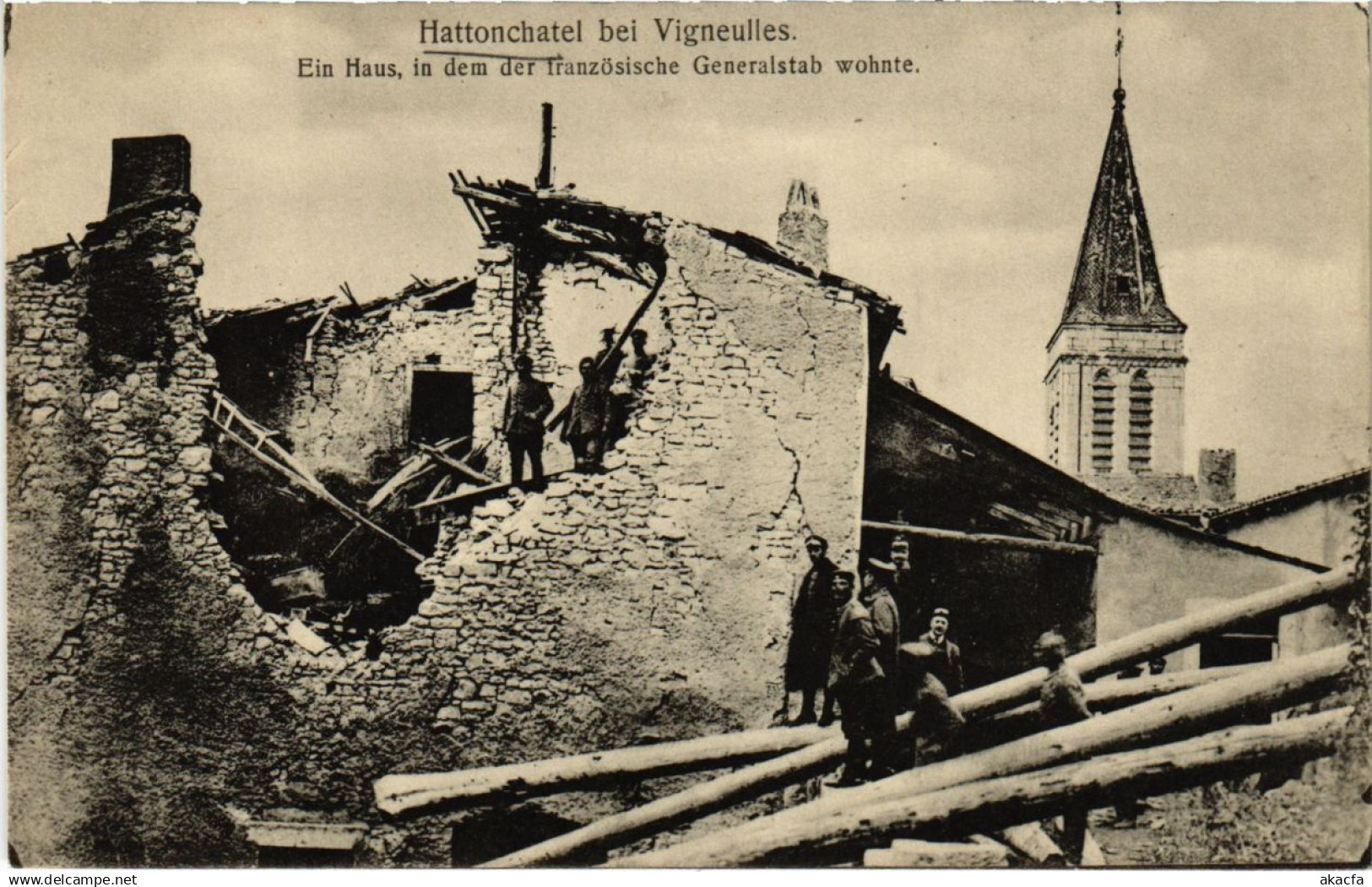 CPA Vigneulles-les-Hattonchatel - Ein Haus - Ruines (1036950)