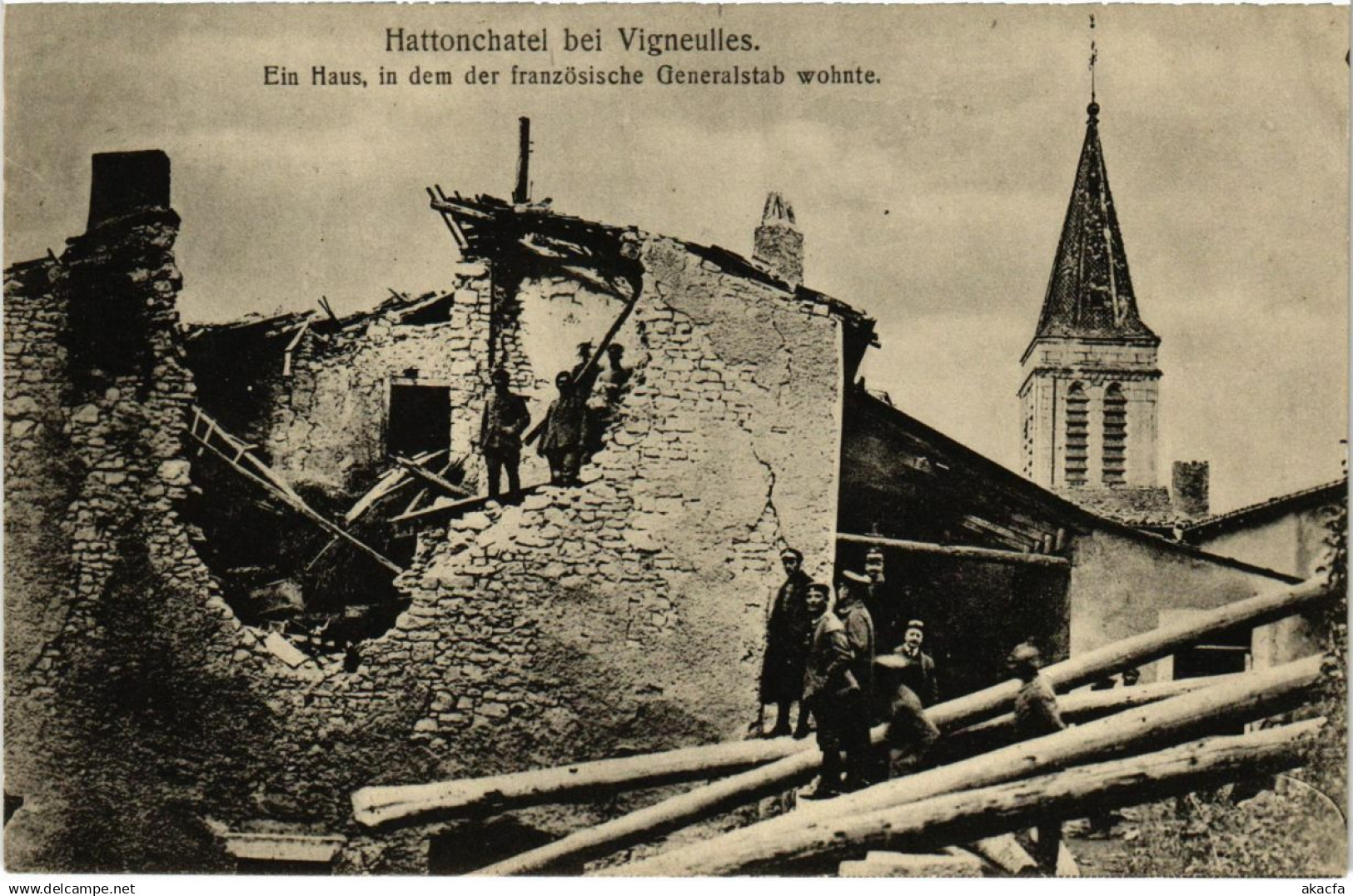 CPA Vigneulles-les-Hattonchatel - Ein Haus - Ruines (1036960)