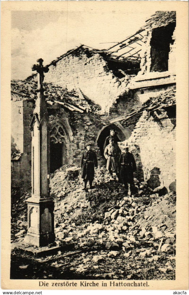 CPA Vigneulles-les-Hattonchatel - L'Eglise - Kirche - Ruines (1036883)