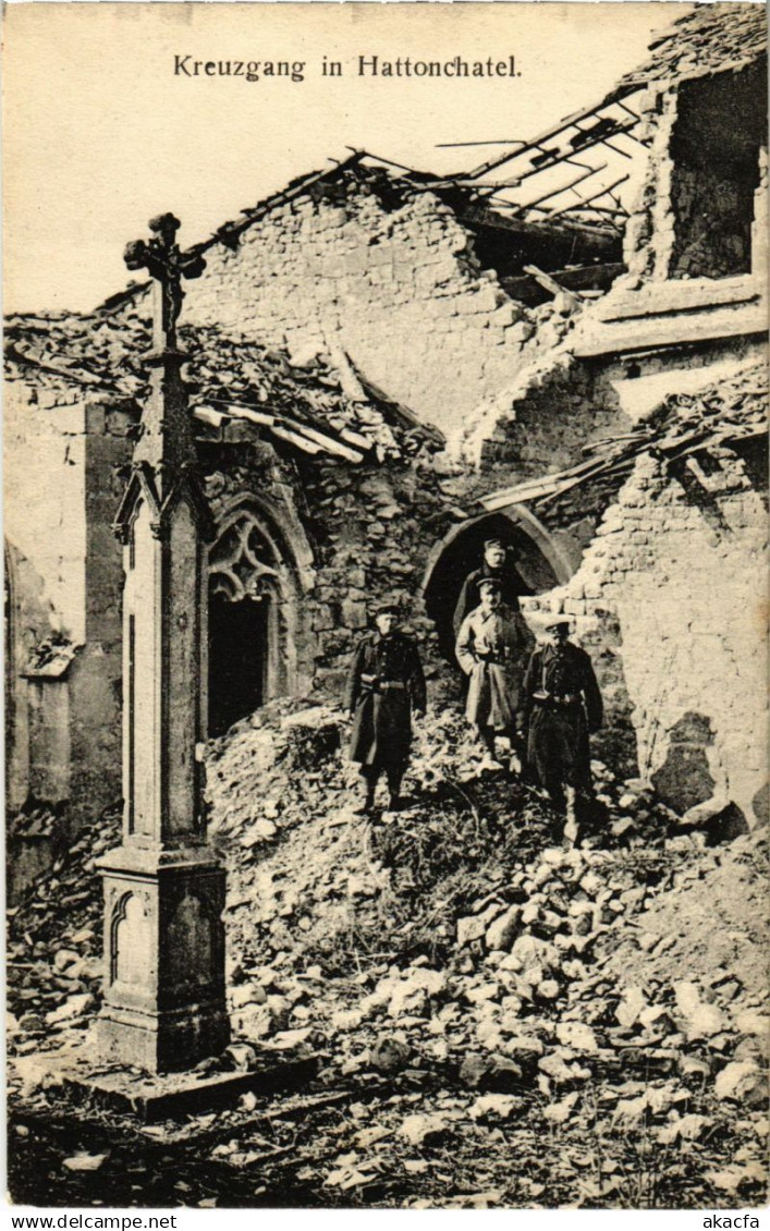 CPA Vigneulles-les-Hattonchatel - L'Eglise - Kirche - Ruines (1036886)