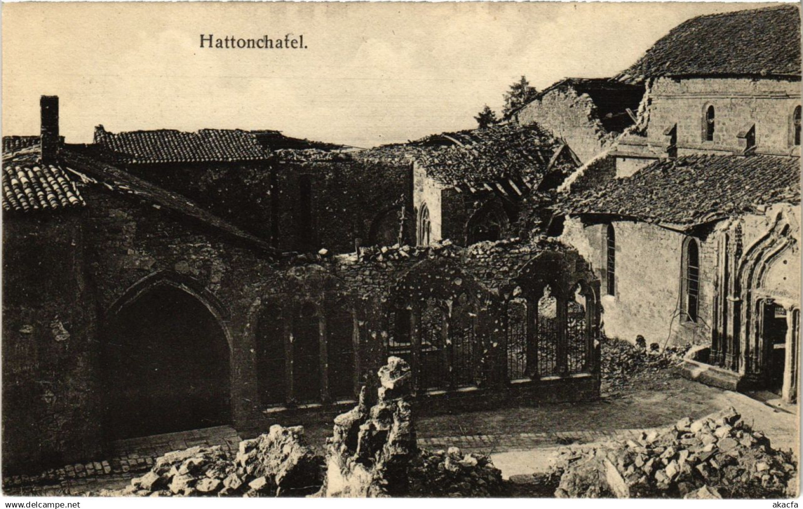 CPA Vigneulles-les-Hattonchatel - L'Eglise - Kirche - Ruines (1036924)