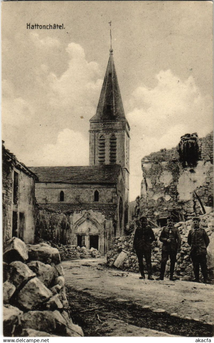 CPA Vigneulles-les-Hattonchatel - Rue - Strassenpartie - Ruines (1036889)