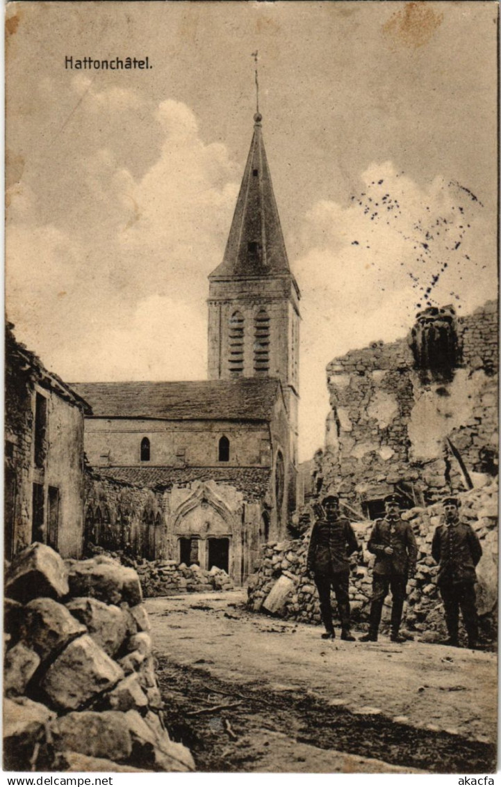 CPA Vigneulles-les-Hattonchatel - Rue - Strassenpartie - Ruines (1036894)