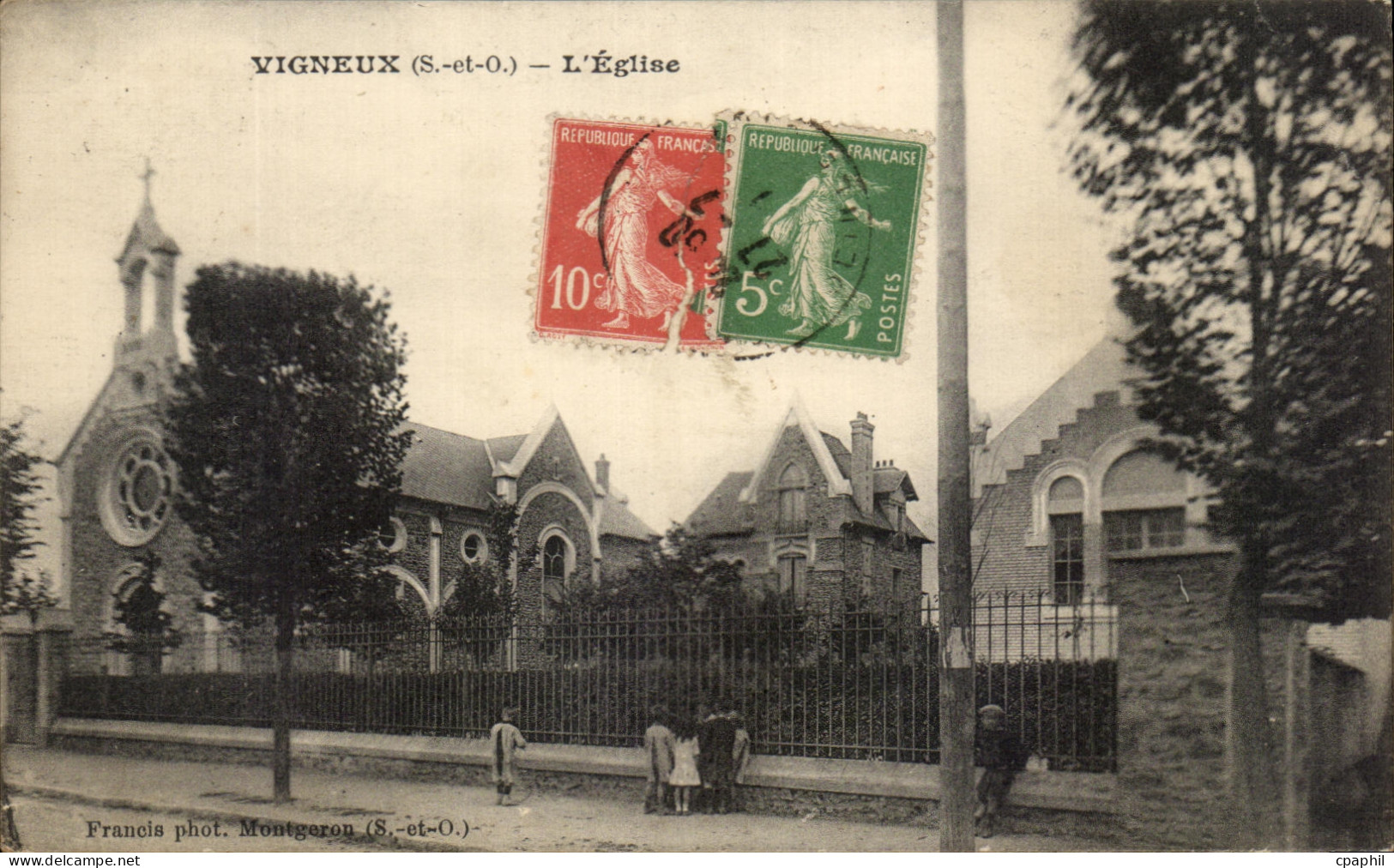 CPA Vigneux L'Eglise