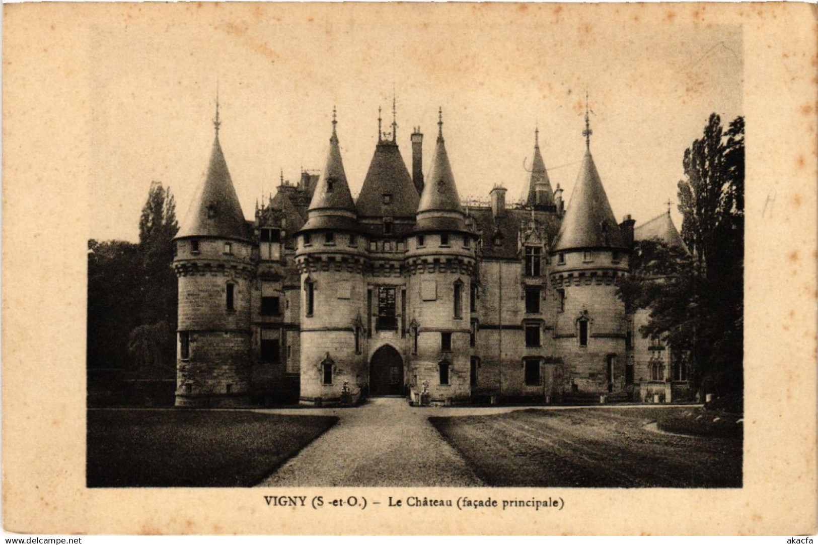 CPA VIGNY - Le Chateau (facade principale) (519294)