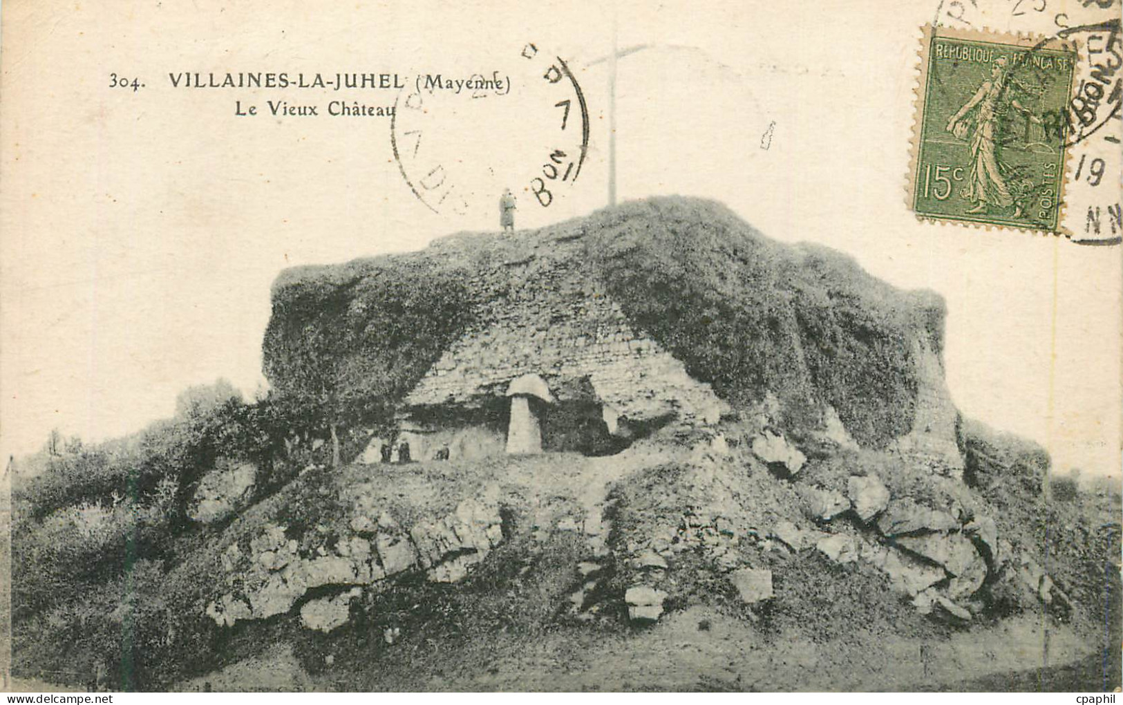 CPA Villaines La Juhel (Mayenne) Le Vieux Chateaux