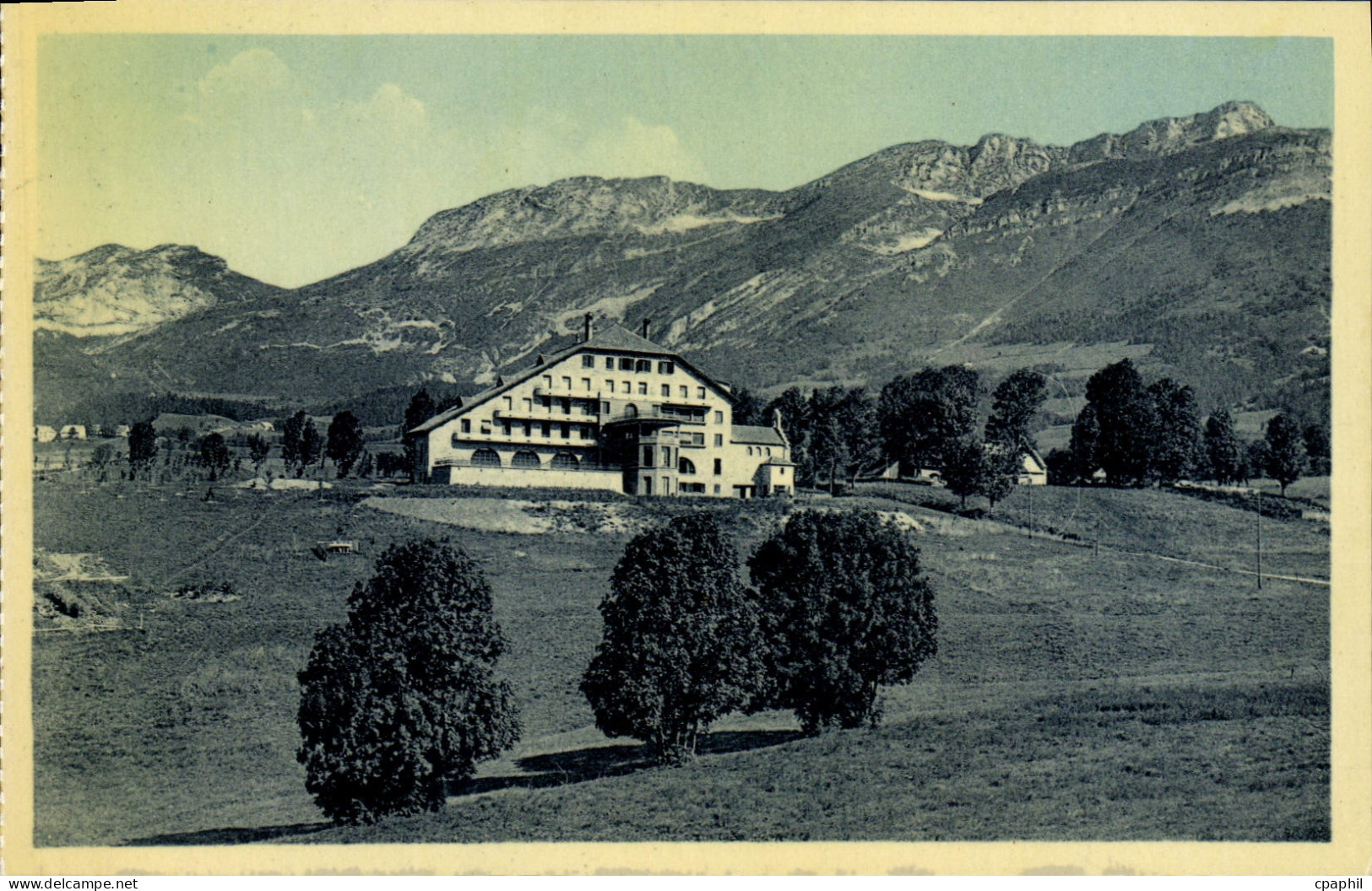 CPA Villard De Lans Le clocher Le col de l'arc et le Cornafion