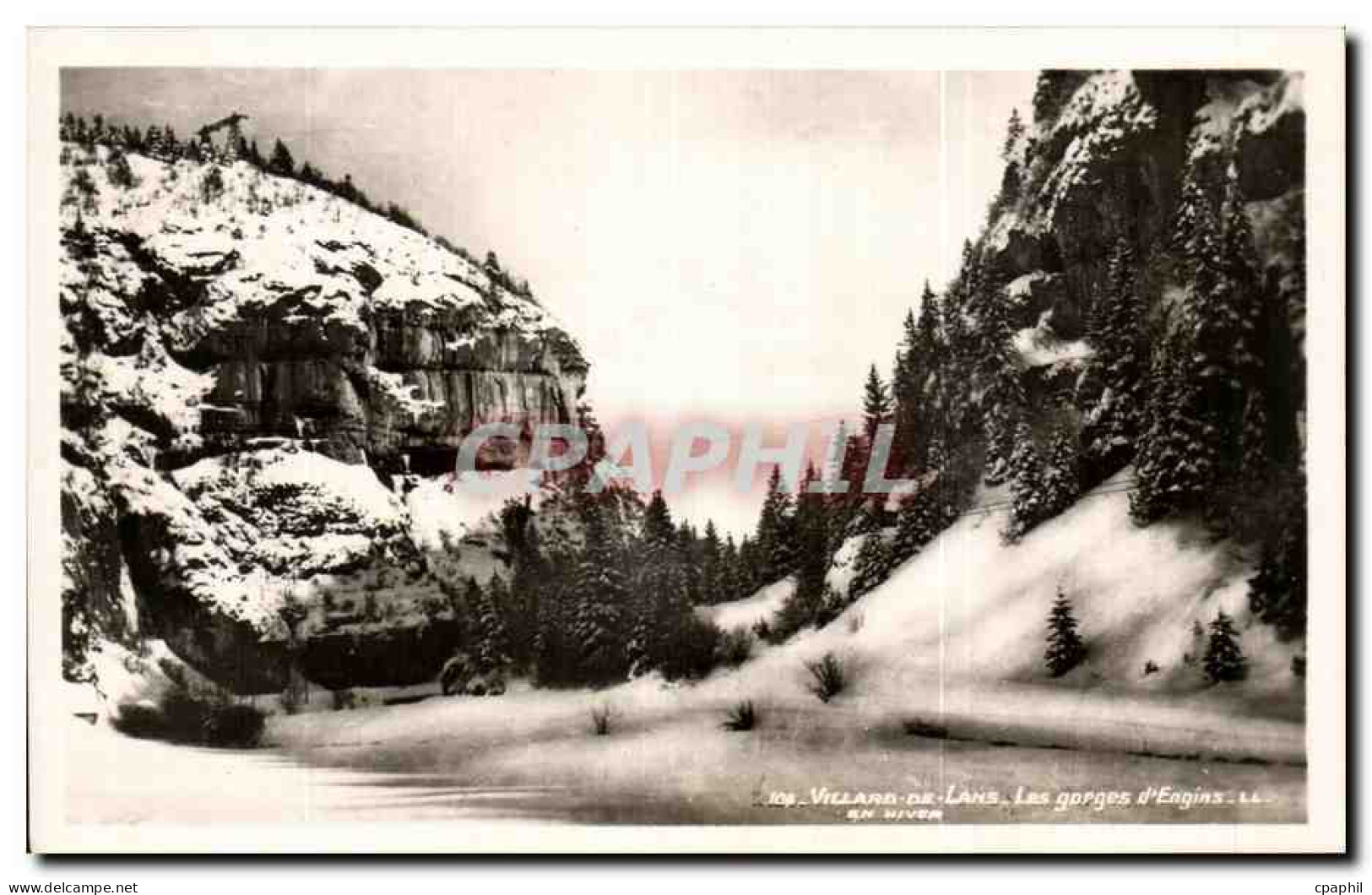 CPA Villard De Lans Les gorges d'Engins