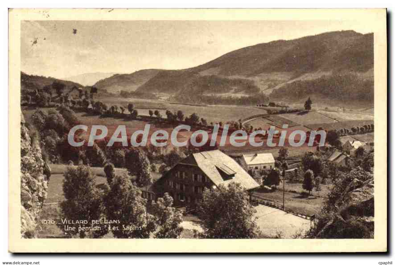 CPA Villard De Lans Une Pension