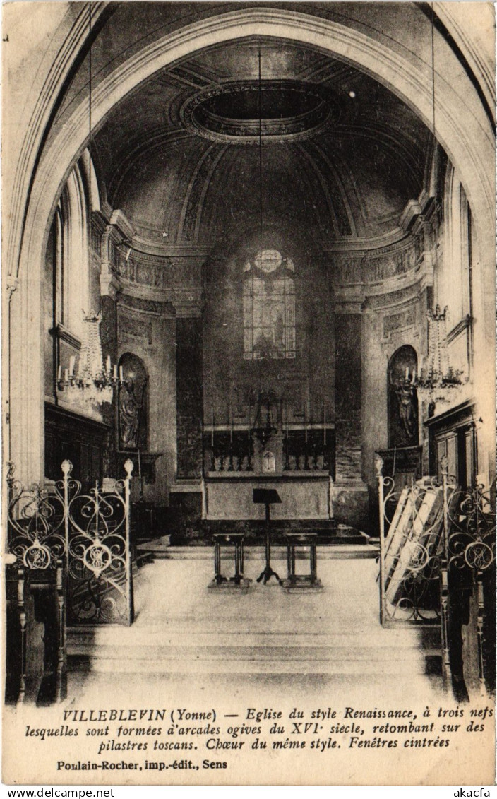 CPA Villeblevin Eglise (1183437)