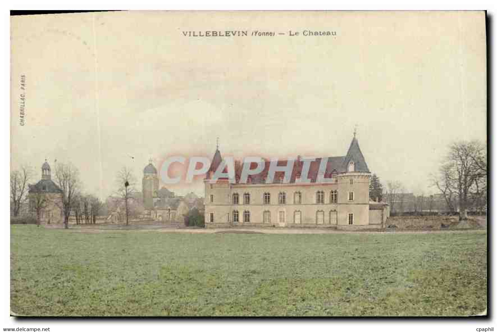 CPA Villeblevin (Yonne) Le Chateau