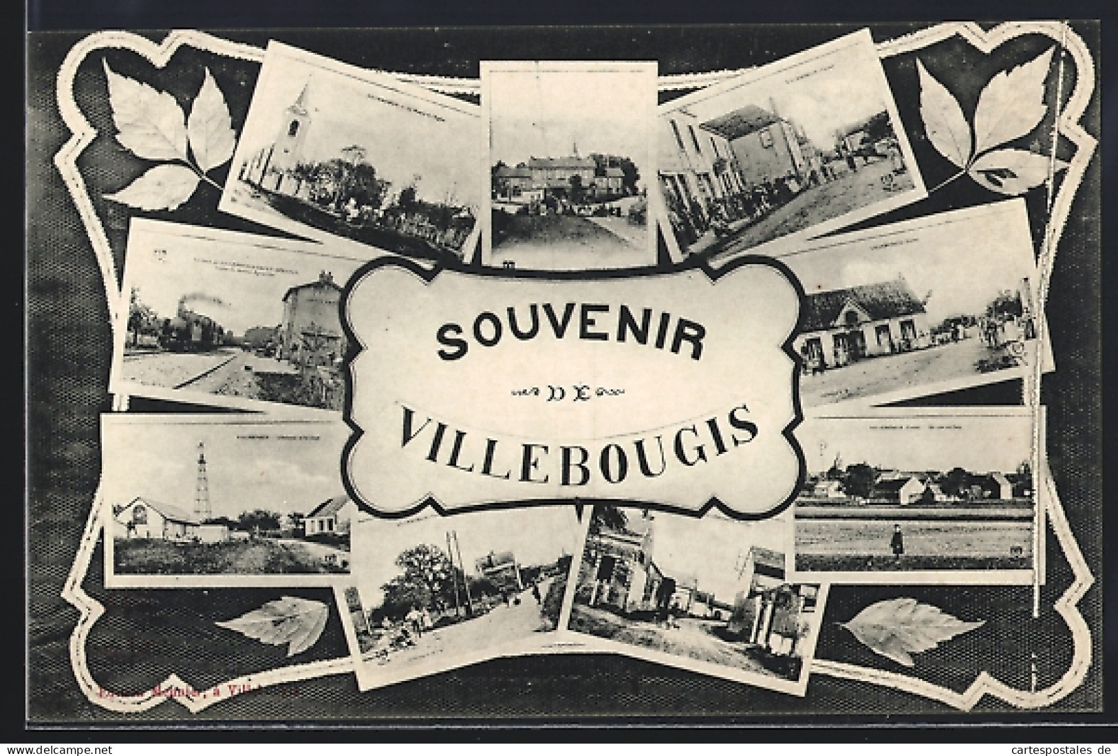 CPA Villebougis, Souvenir de Villebougis