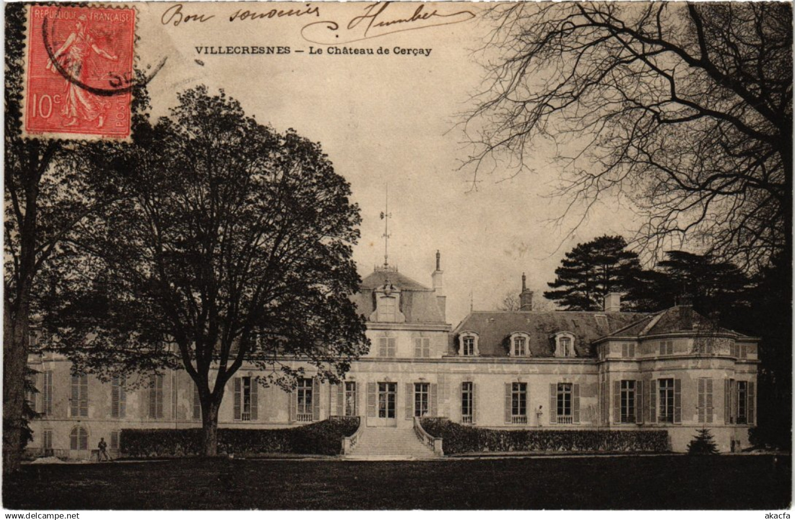 CPA Villecresnes Chatea de Cercay (1364140)