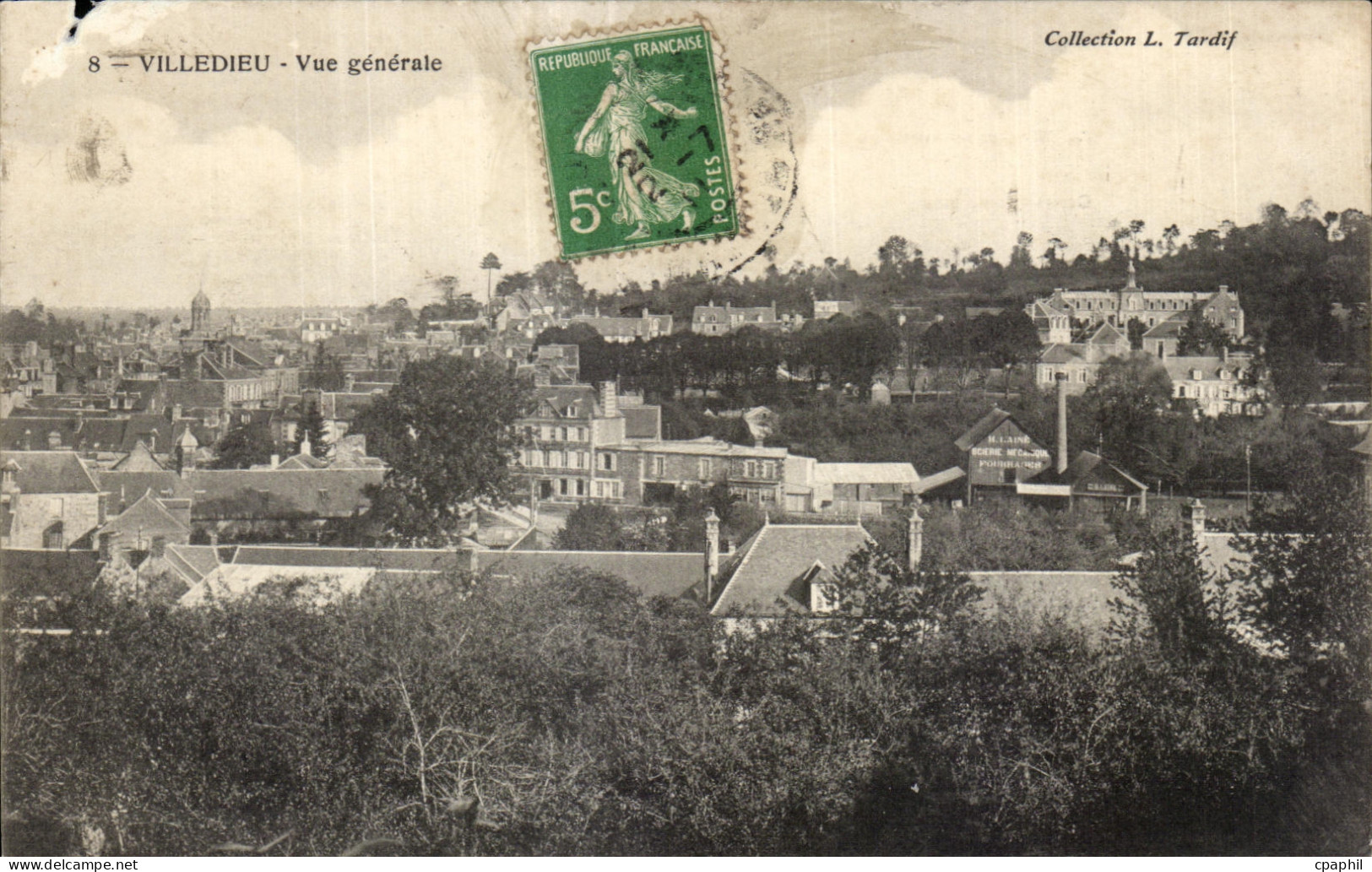 CPA Villedieu Vue generale