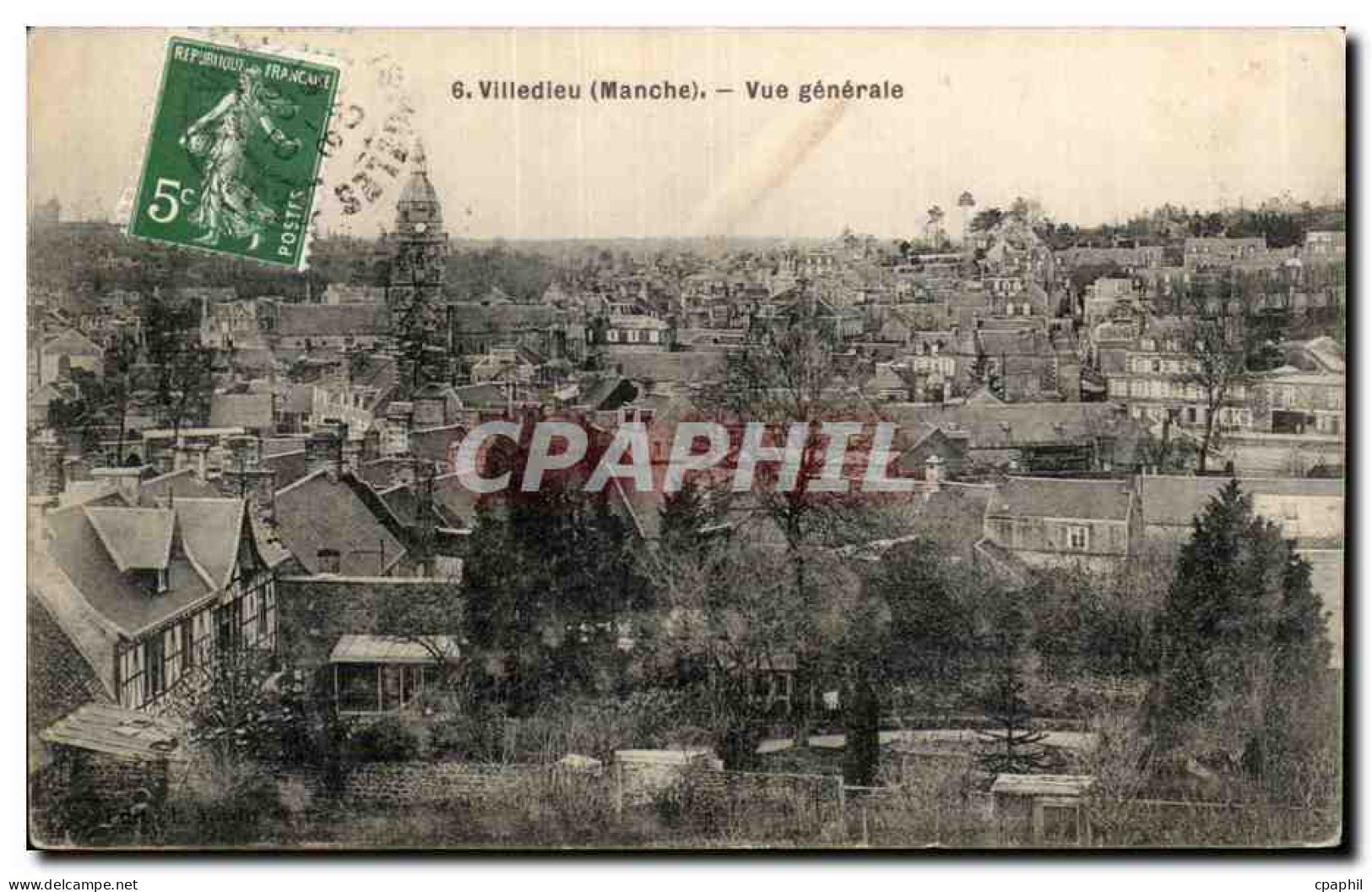 CPA Villedieu Vue generale