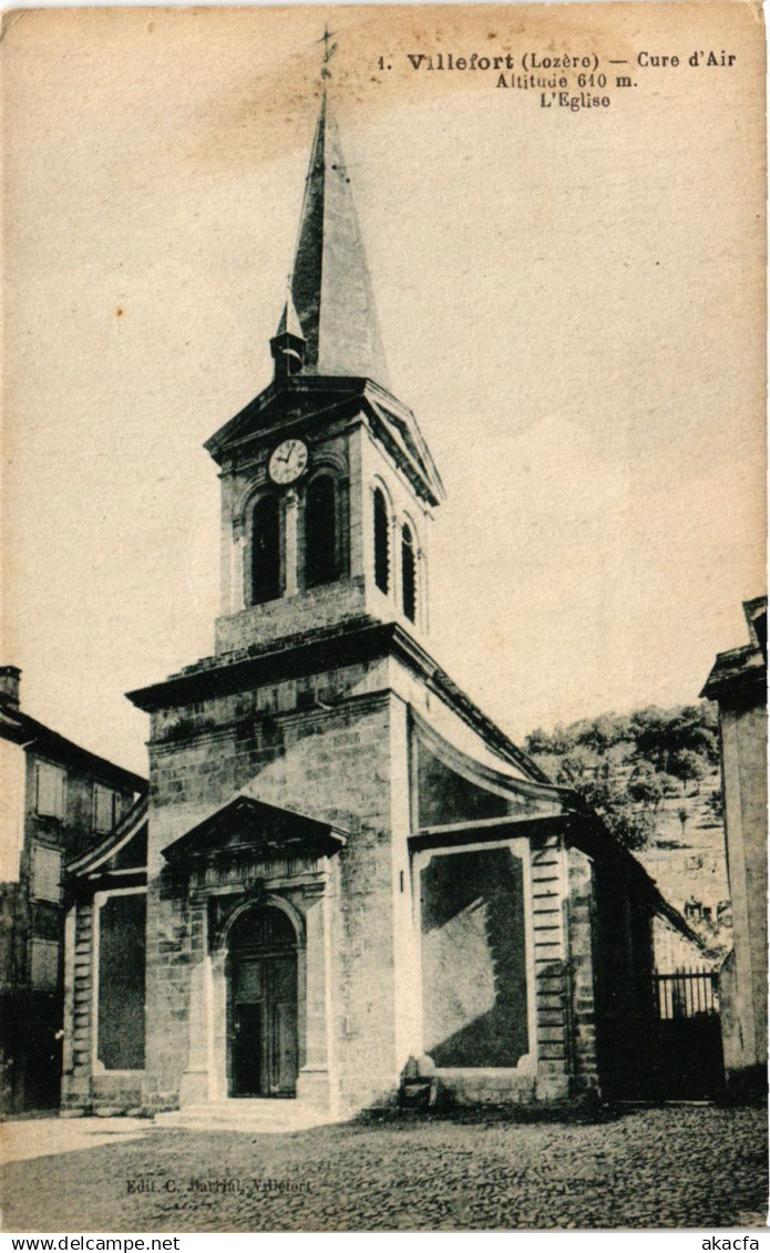 CPA VILLEFORT - Église (638467)