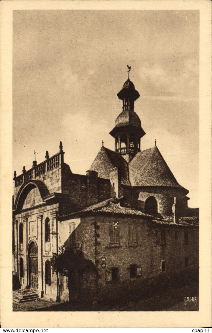 CPA Villefranche de Rouergue Eglise des Penitents Noirs