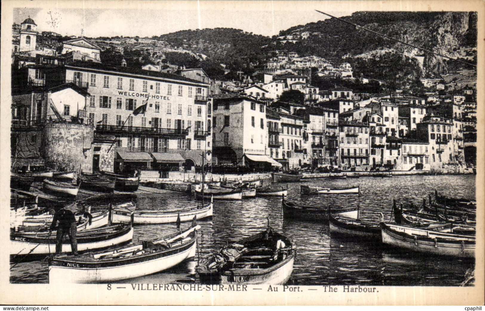 CPA Villefranche Sur Mer Au Port The Harbour Bateaux