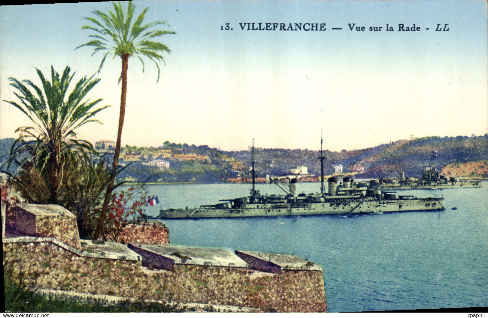 CPA Villefranche Sur Mer La Rade Bateau