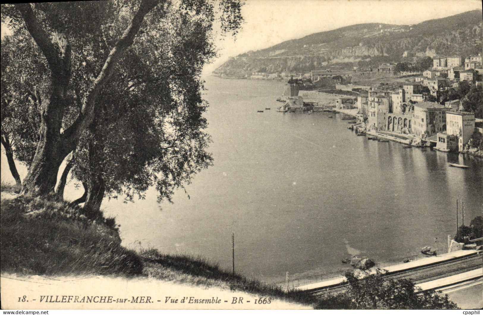 CPA Villefranche sur mer Vue d'ensemble
