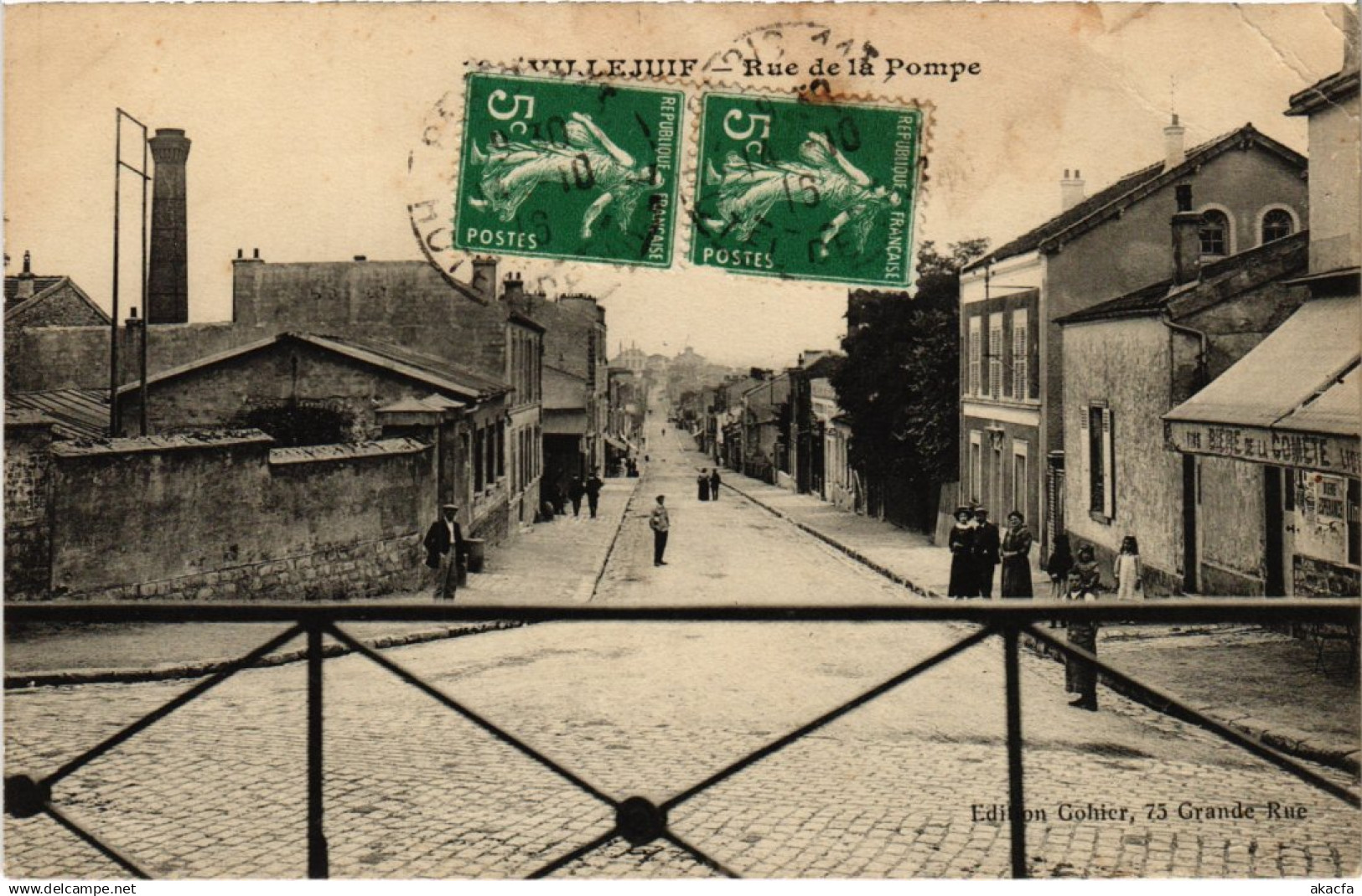 CPA Villejuif Rue de la Pompe (1364127)