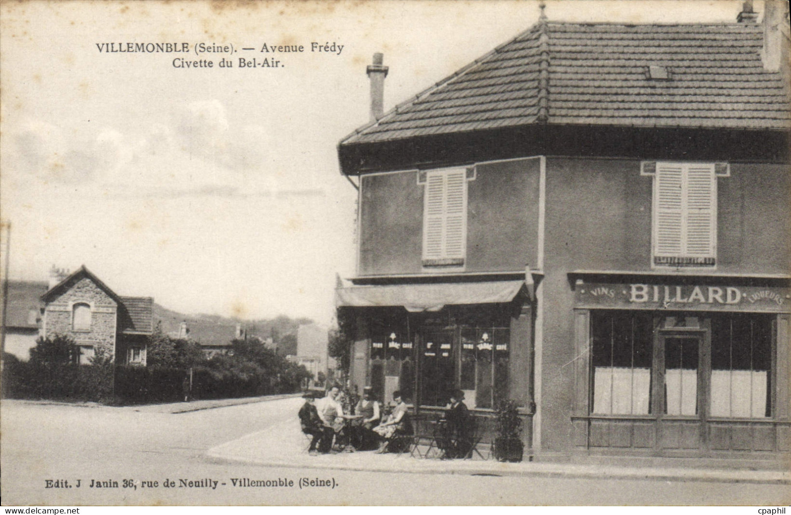 CPA Villemomble Avenue Fredy Civette Du Bel Air billard