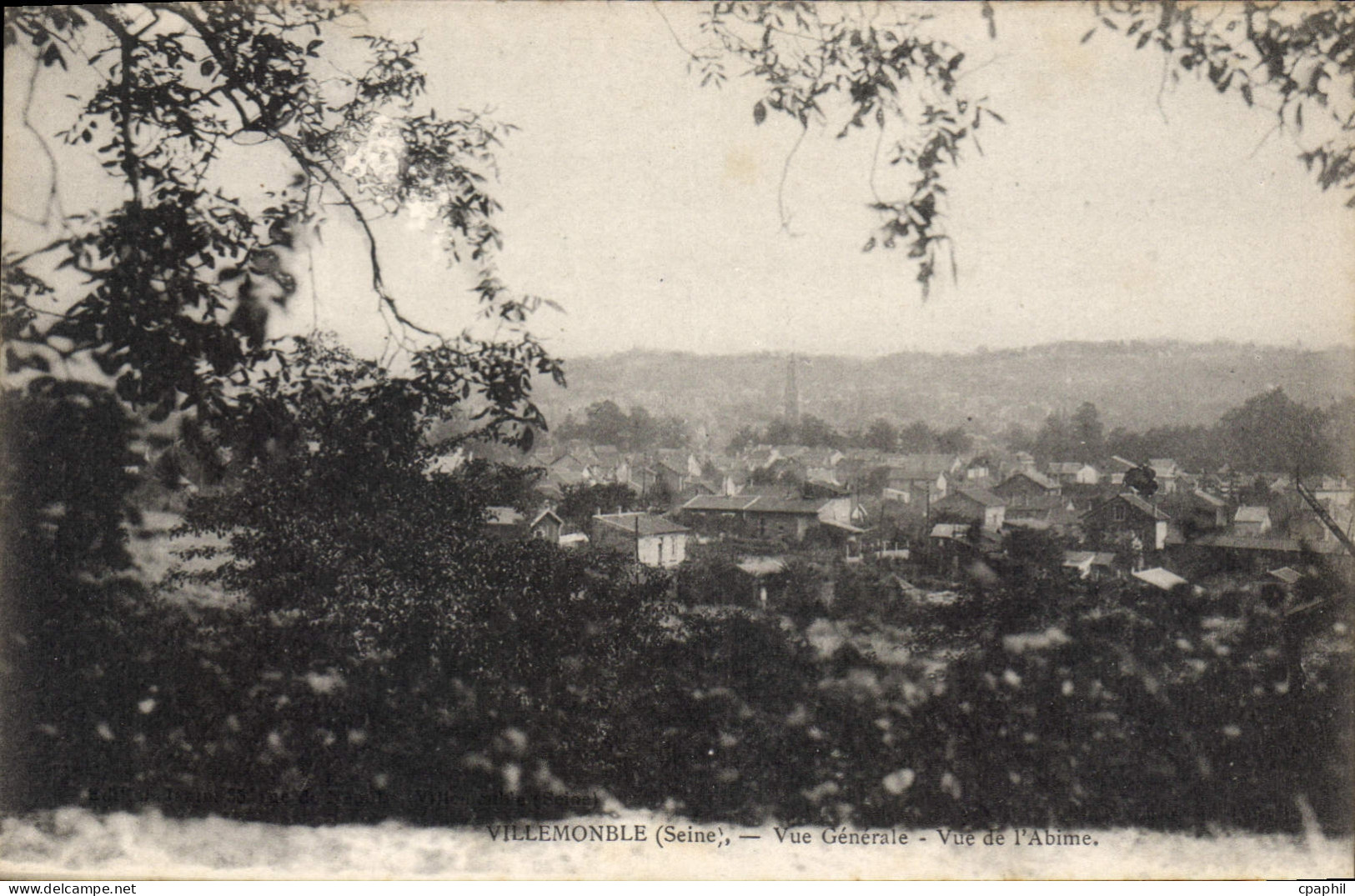 CPA Villemomble Vue Generale Vue De I'Abime